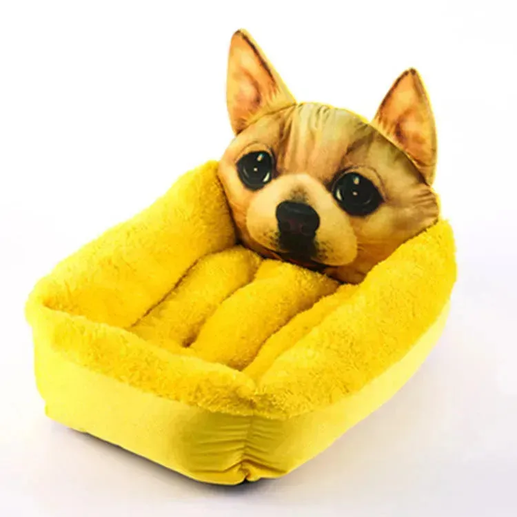 3D Cartoon Shape Pet House - Warm and Cozy Dog & Cat Nest