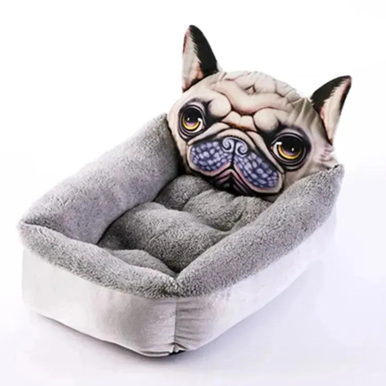 3D Cartoon Shape Pet House - Warm and Cozy Dog & Cat Nest