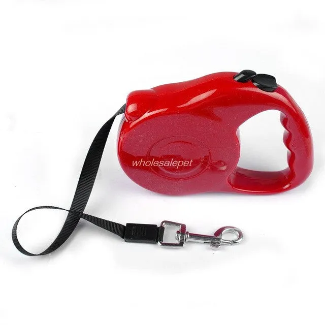 3M 5M Retractable Dog Leash Extending Puppy Walking Leads