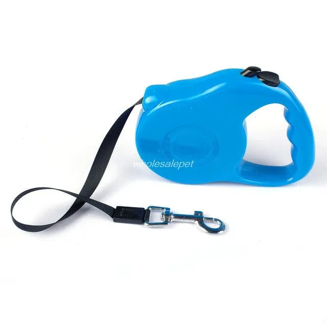 3M 5M Retractable Dog Leash Extending Puppy Walking Leads