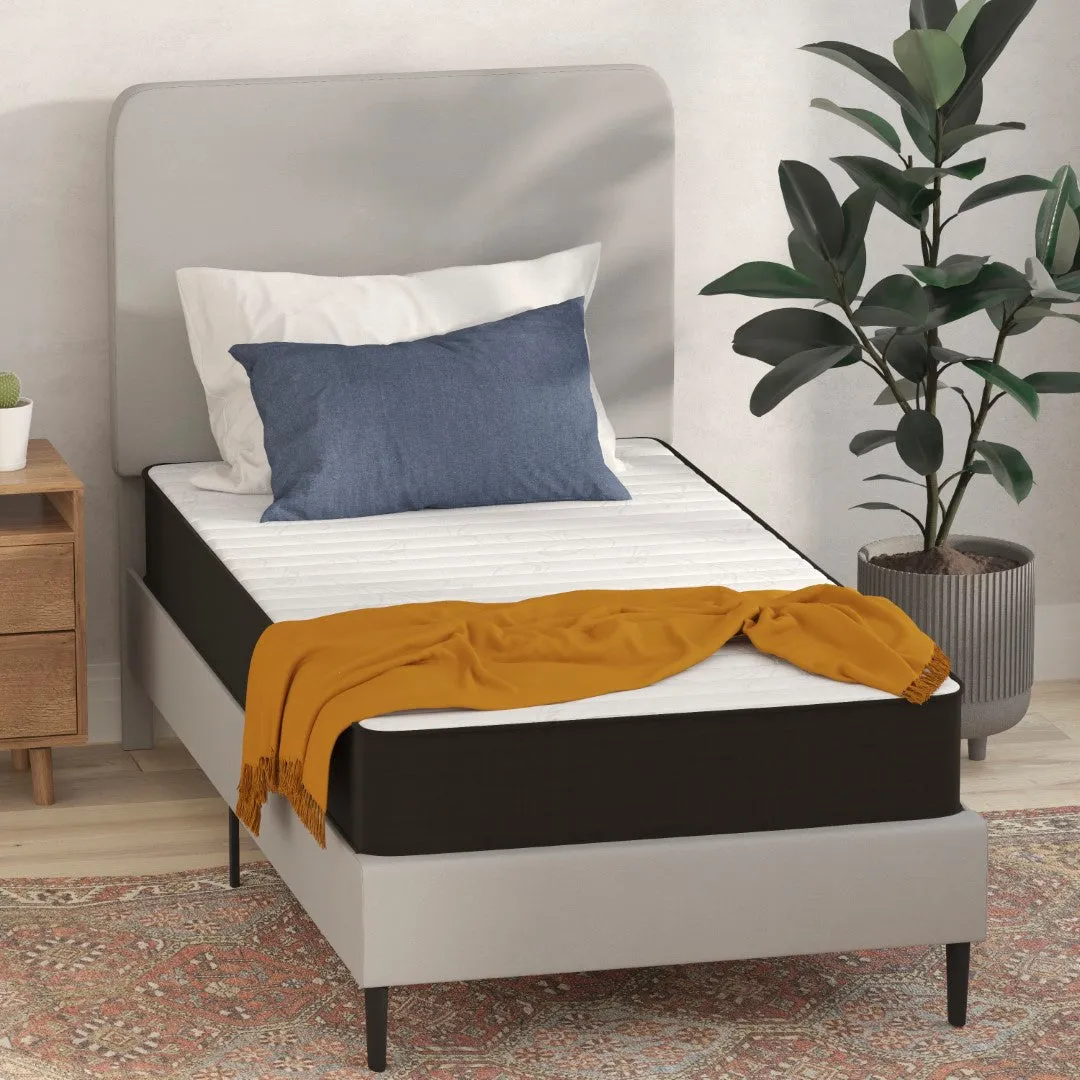 8" Hybrid Twin Mattress in a Box - CertiPUR-US Foam & Innerspring - Ideal for All Sleep Positions