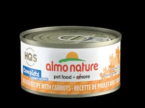 Almo Nature Complete Chicken Recipe w/ Carrot in Gravy Wet Cat Food 2.47oz