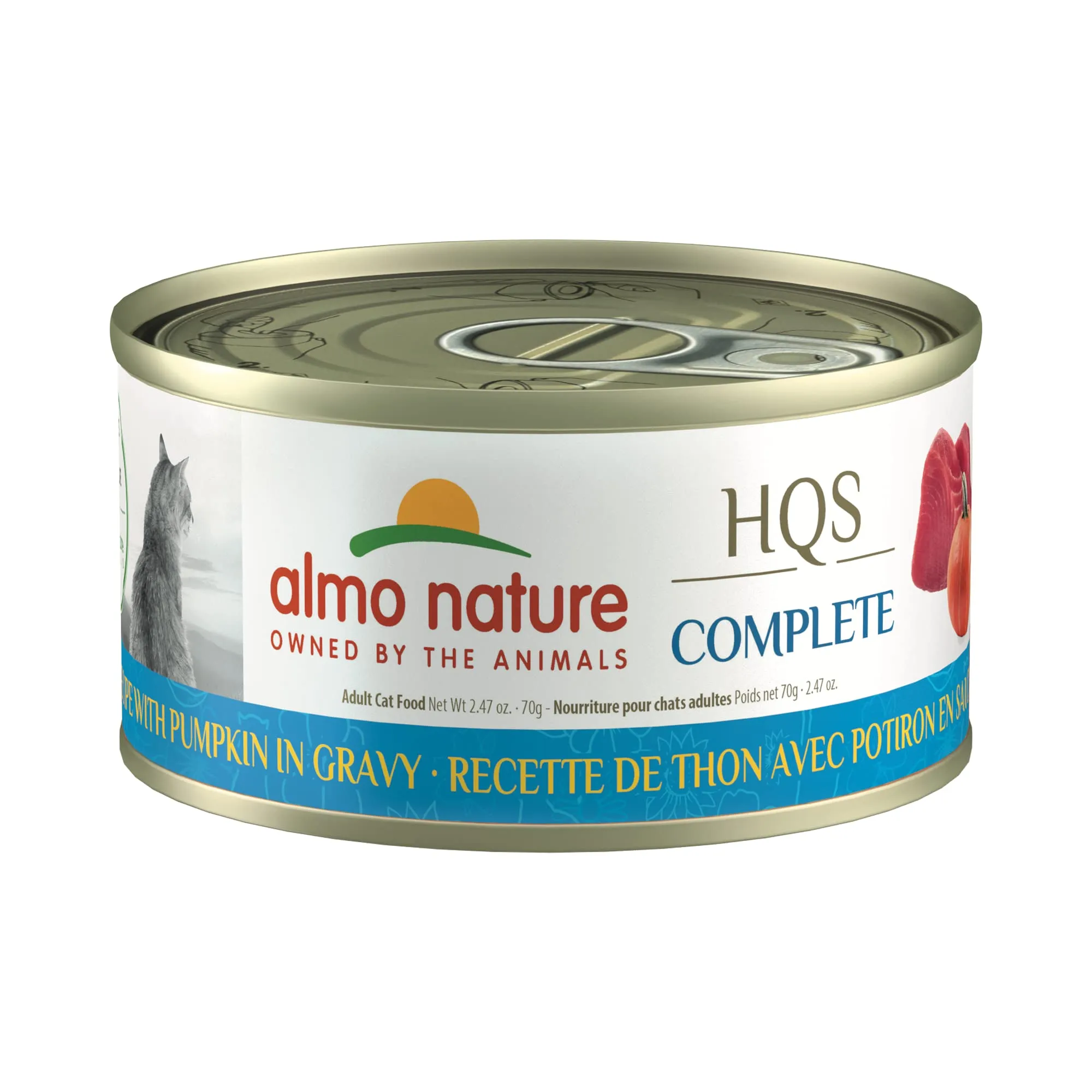 Almo Nature Complete Tuna Recipe w/ Pumpkin in Gravy Wet Cat Food 2.47oz