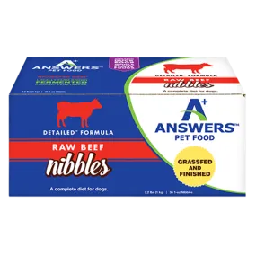 Answers Pet Food Detailed Beef Formula for Dogs - Nibbles