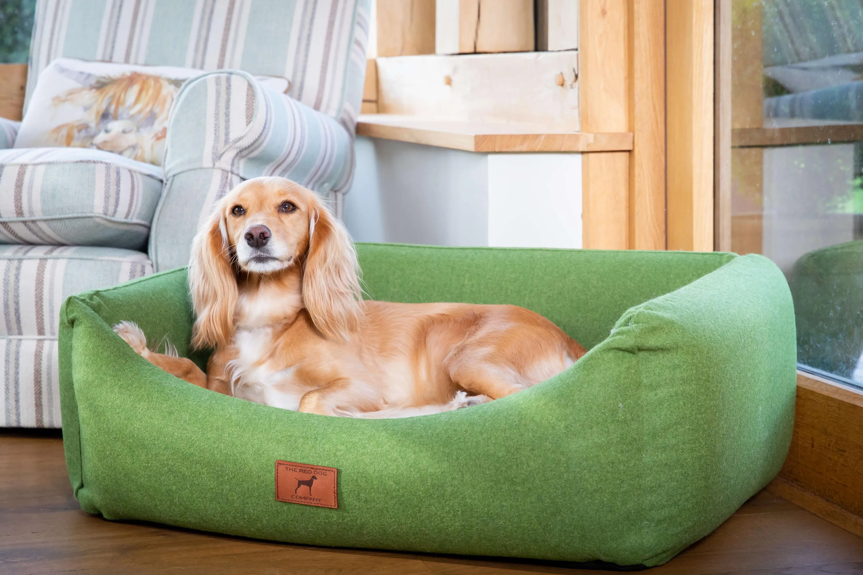 Apple Green Classic Dog Bed