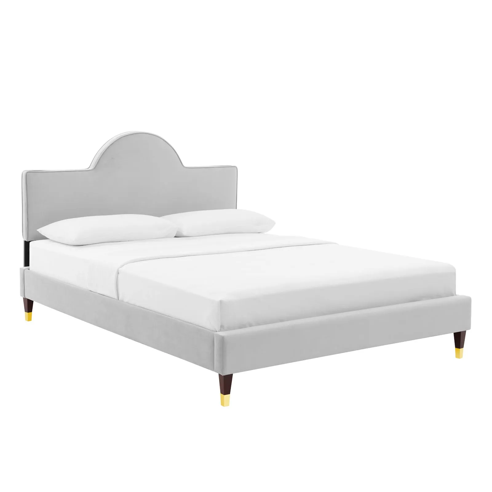 Aurora Performance Velvet King Bed By Modway - MOD-7032