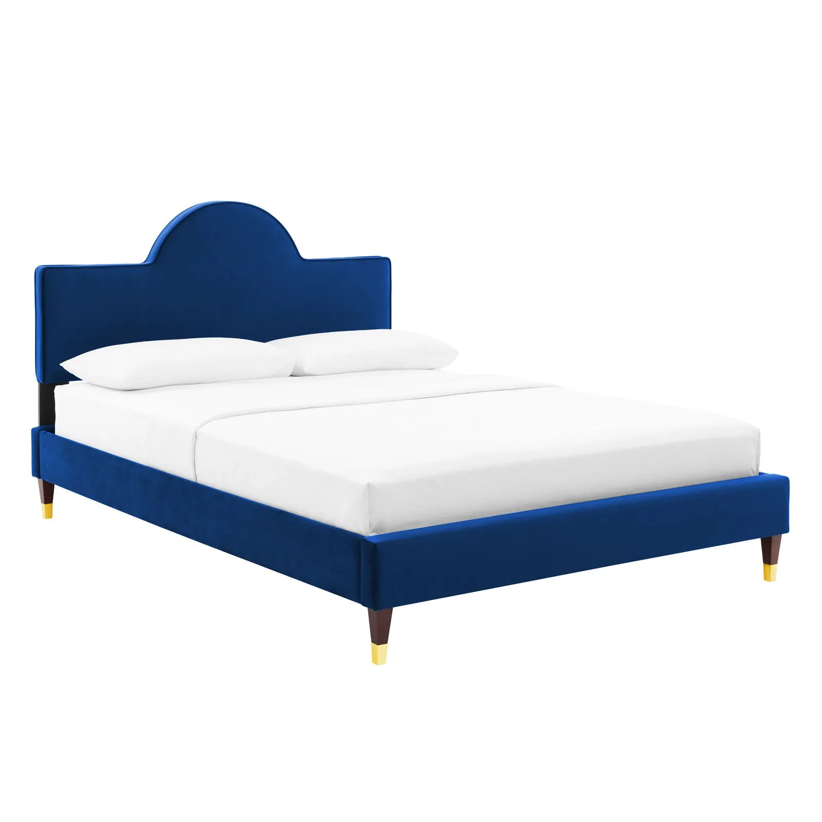 Aurora Performance Velvet King Bed By Modway - MOD-7032