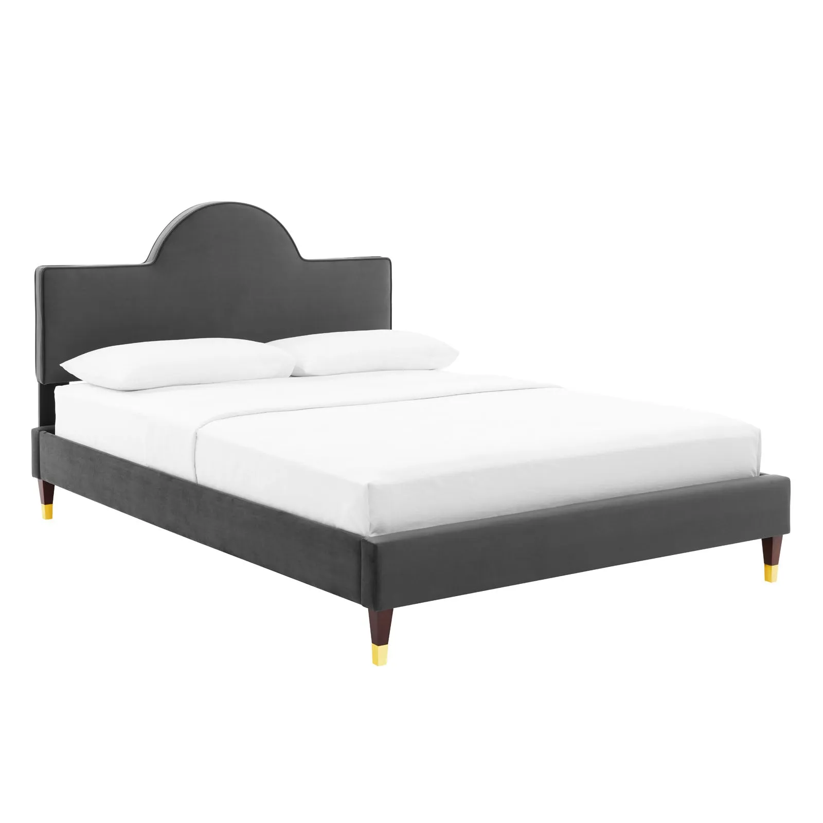 Aurora Performance Velvet King Bed By Modway - MOD-7032