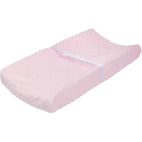 Baby Girls Dotted Light Pink Changing Pad Cover