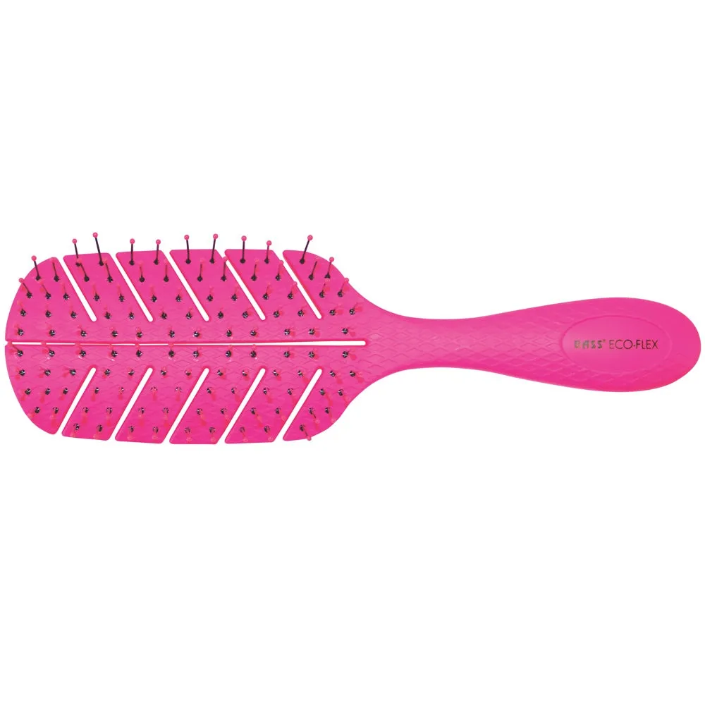 Bass Brushes Bio-Flex Detangling Hair Brush For Cats & Dogs (Pink)