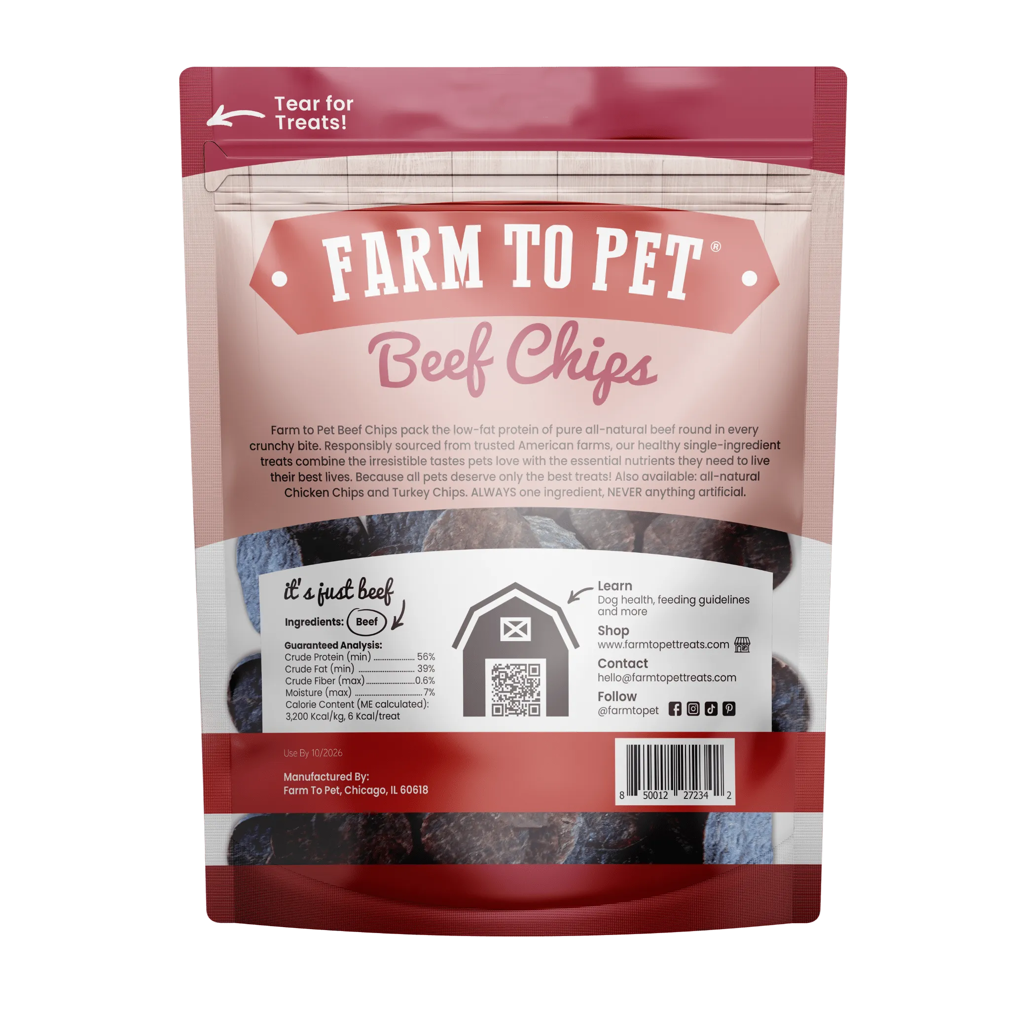 Beef Chips for Dogs