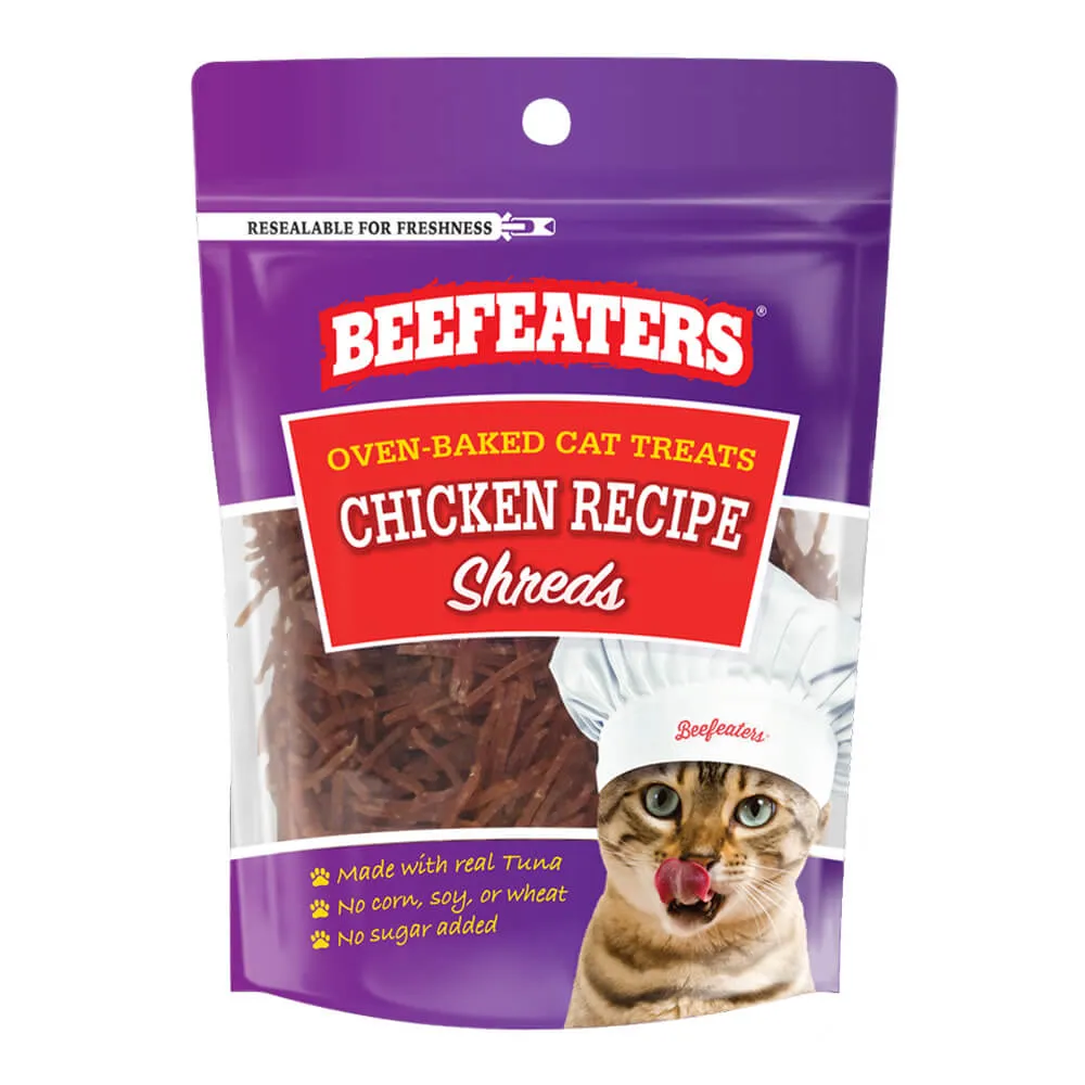 Beefeaters Chicken Fillet Shreds, 1.41 oz, Case of 12