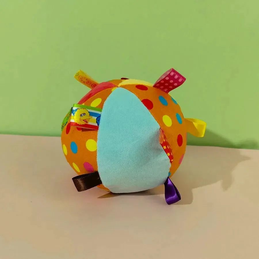 Bell-Filled Plush Dog Ball Chew Delight