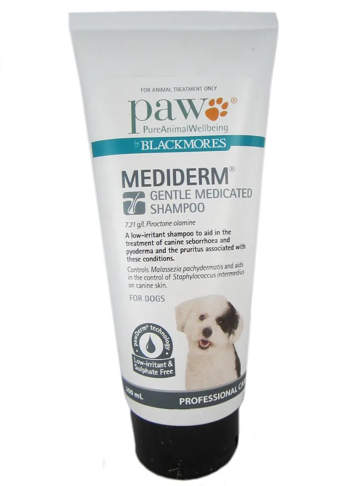 Blackmores PAW Mediderm Gentle Medicated Shampoo 200ml