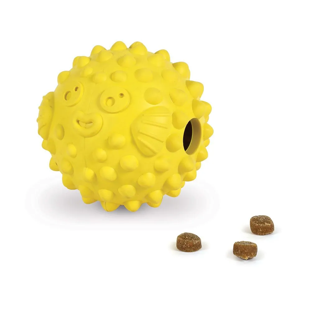 Brightkins Dog Small Pufferfish Treat Dispenser