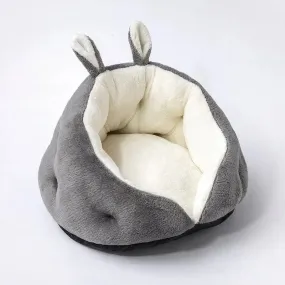 Bunny Ear Design Pet Bed – Plush & Cozy