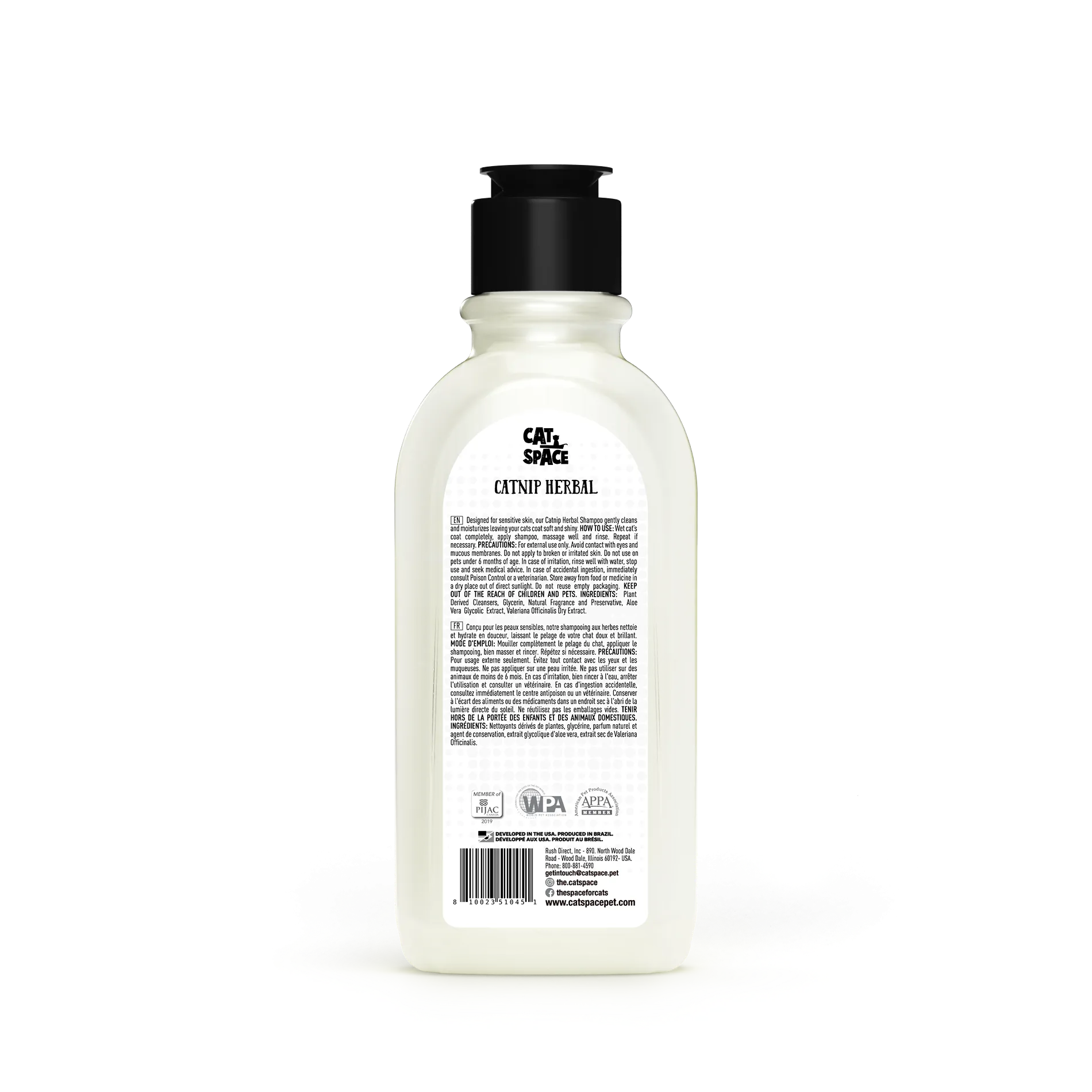 Cat Space Catnip Herbal Shampoo - 295ml