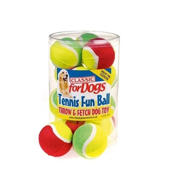 Classic Two Tone Tennis Fun Ball (Pack of 12)