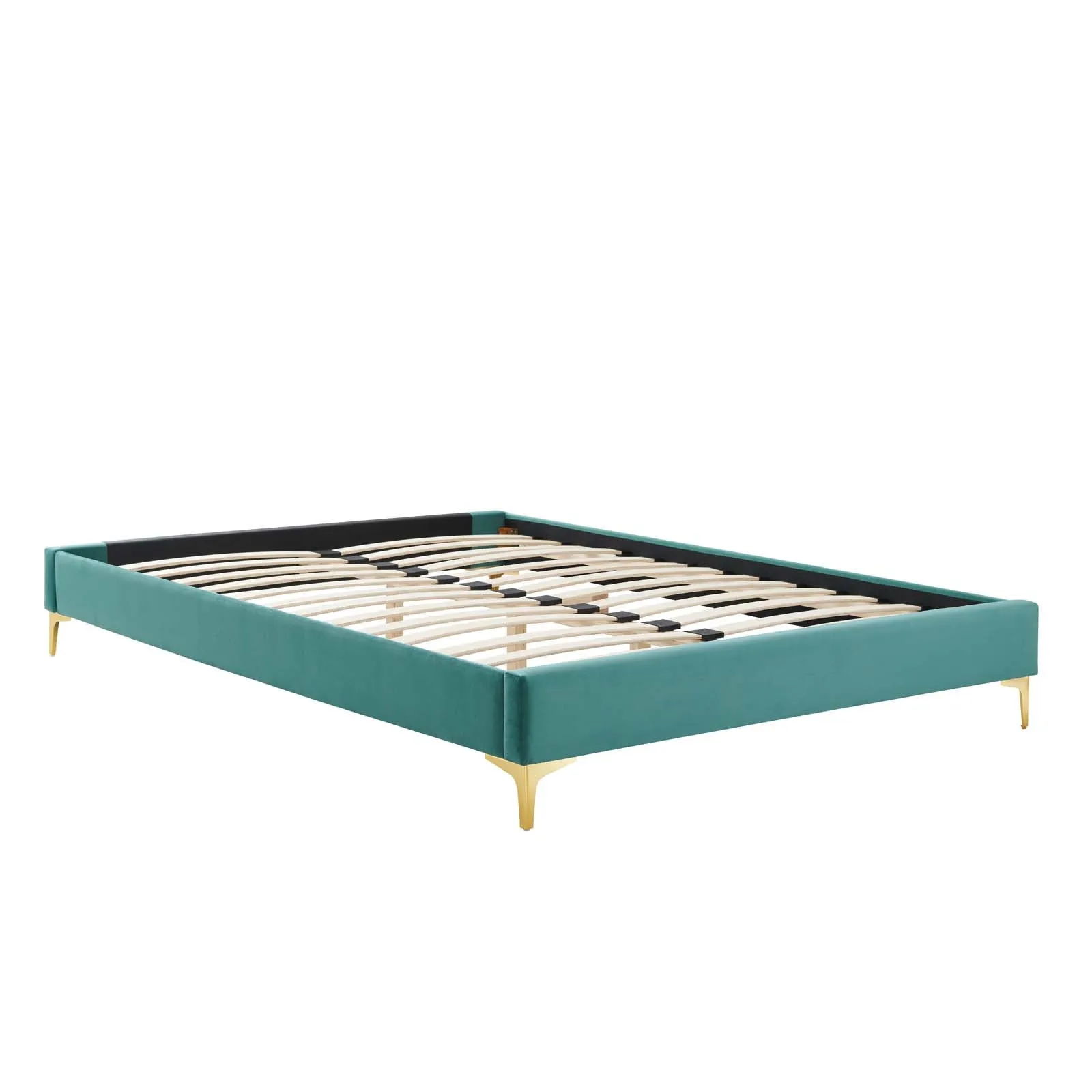 Colette Queen Performance Velvet Platform Bed By Modway - MOD-6583