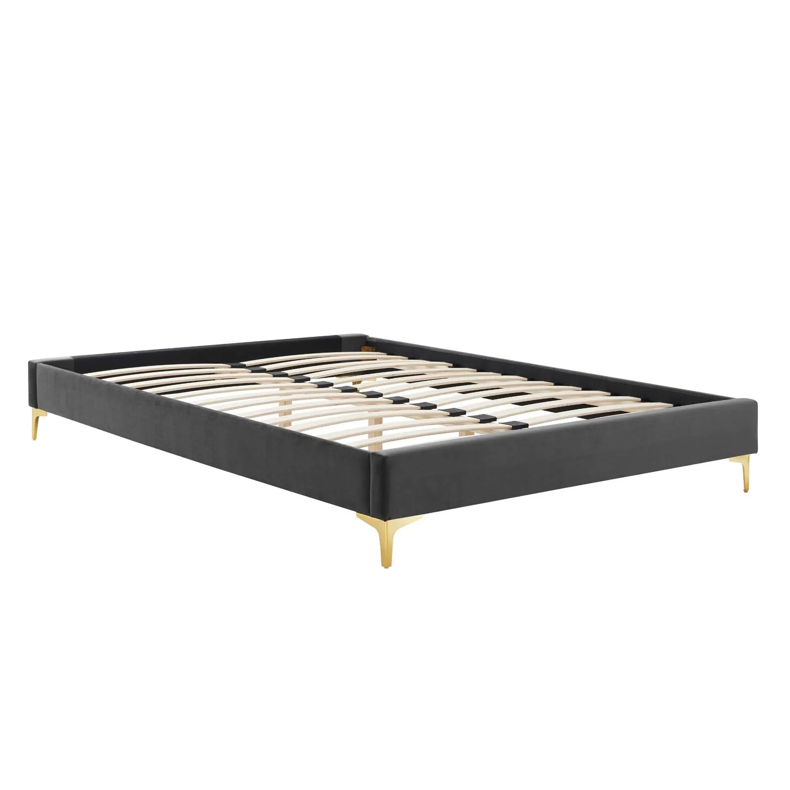 Colette Queen Performance Velvet Platform Bed By Modway - MOD-6583