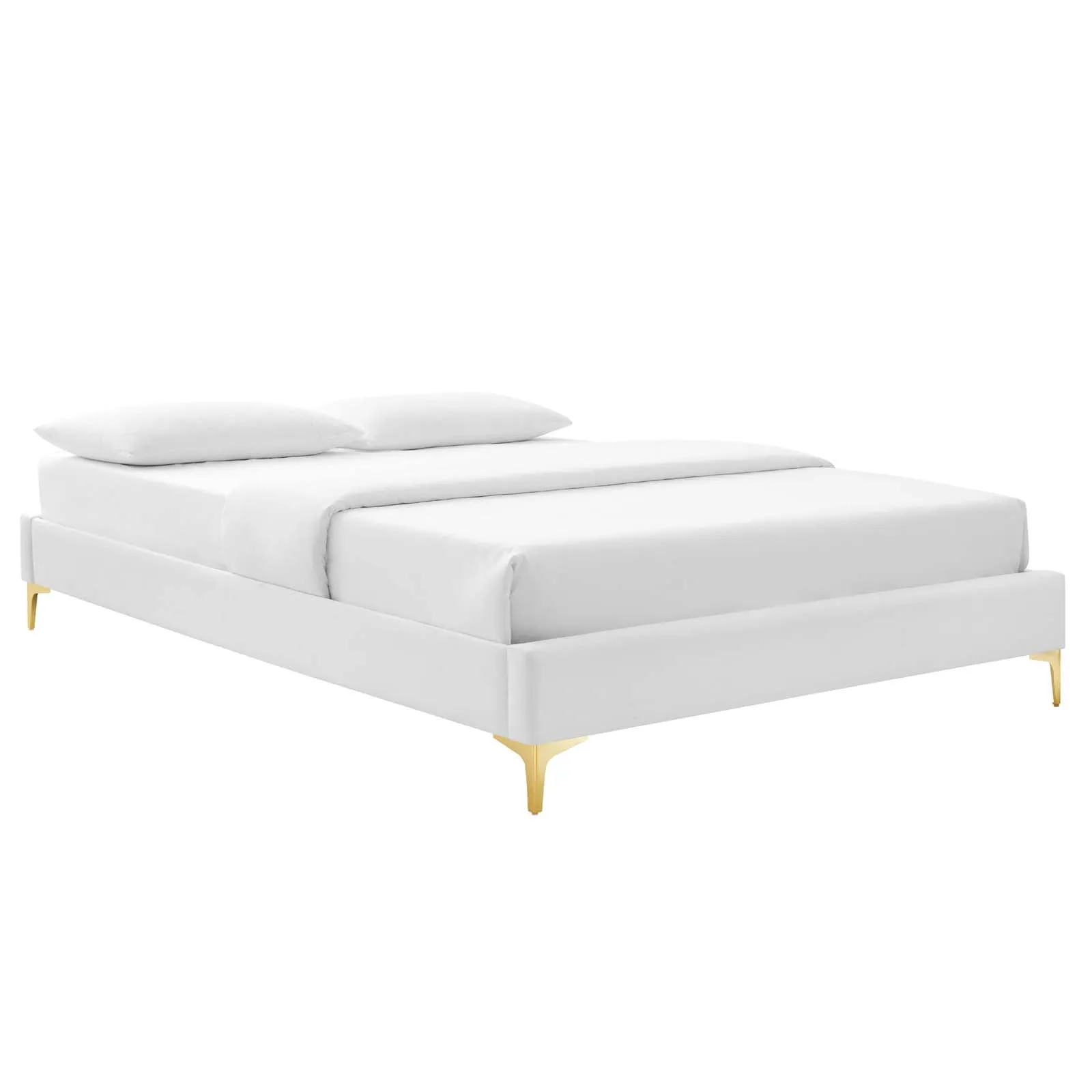 Colette Queen Performance Velvet Platform Bed By Modway - MOD-6583