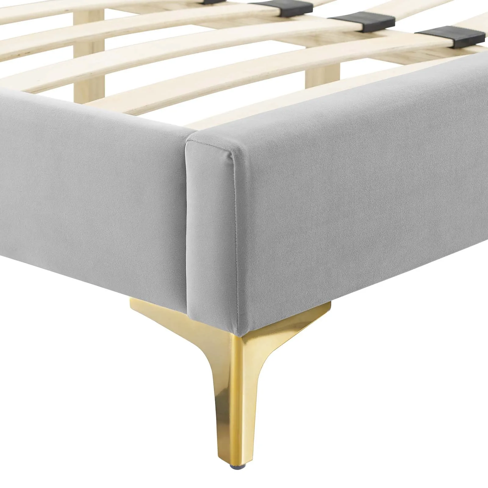 Colette Queen Performance Velvet Platform Bed By Modway - MOD-6583