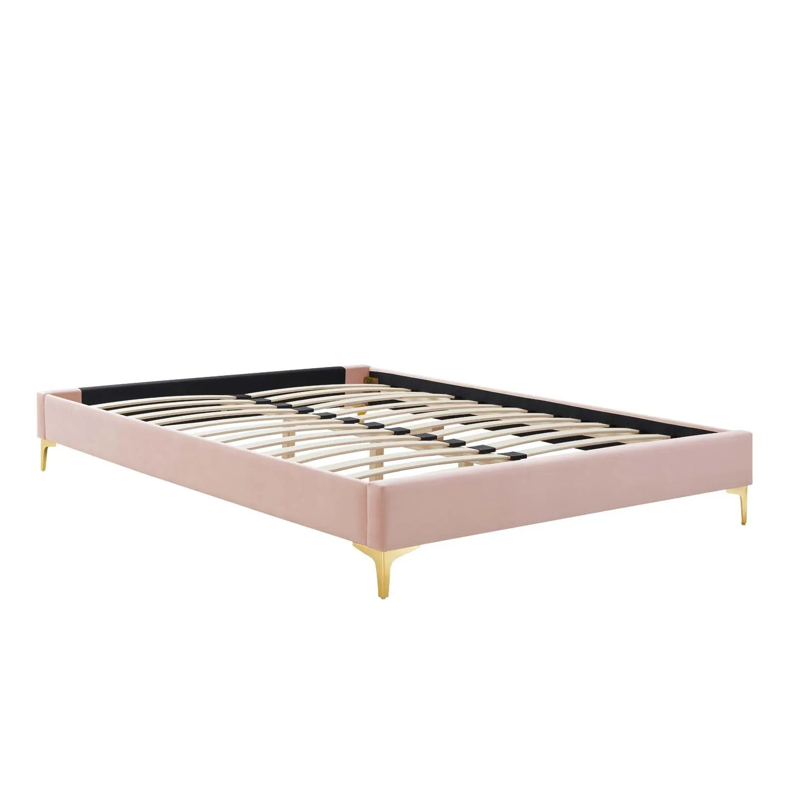 Colette Queen Performance Velvet Platform Bed By Modway - MOD-6583