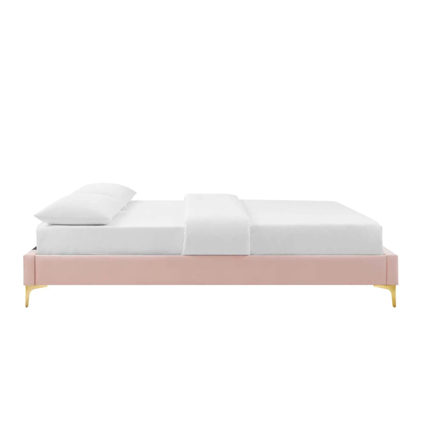 Colette Queen Performance Velvet Platform Bed By Modway - MOD-6583