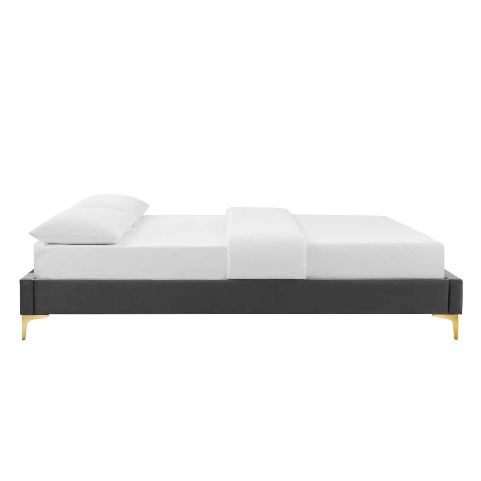 Colette Queen Performance Velvet Platform Bed By Modway - MOD-6583