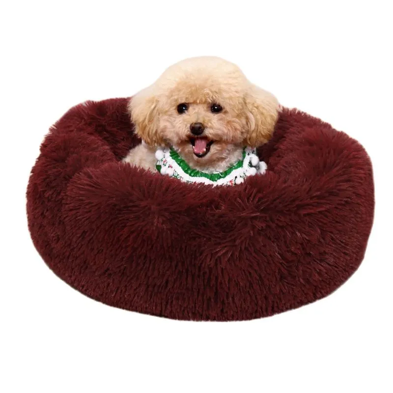 Comfy Calming Pet Bed - Cozy Retreat for Your Pet