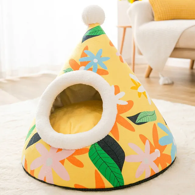 Cozy Cat House Cave Tent Sleeping Bed