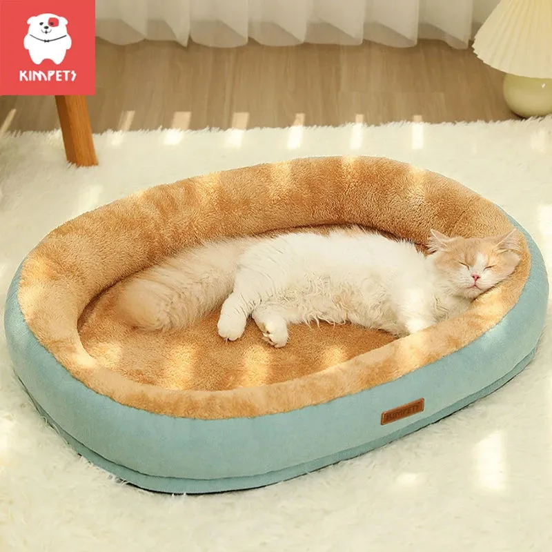 Cozy Kimpets Cat & Dog Bed – Winter Warmth