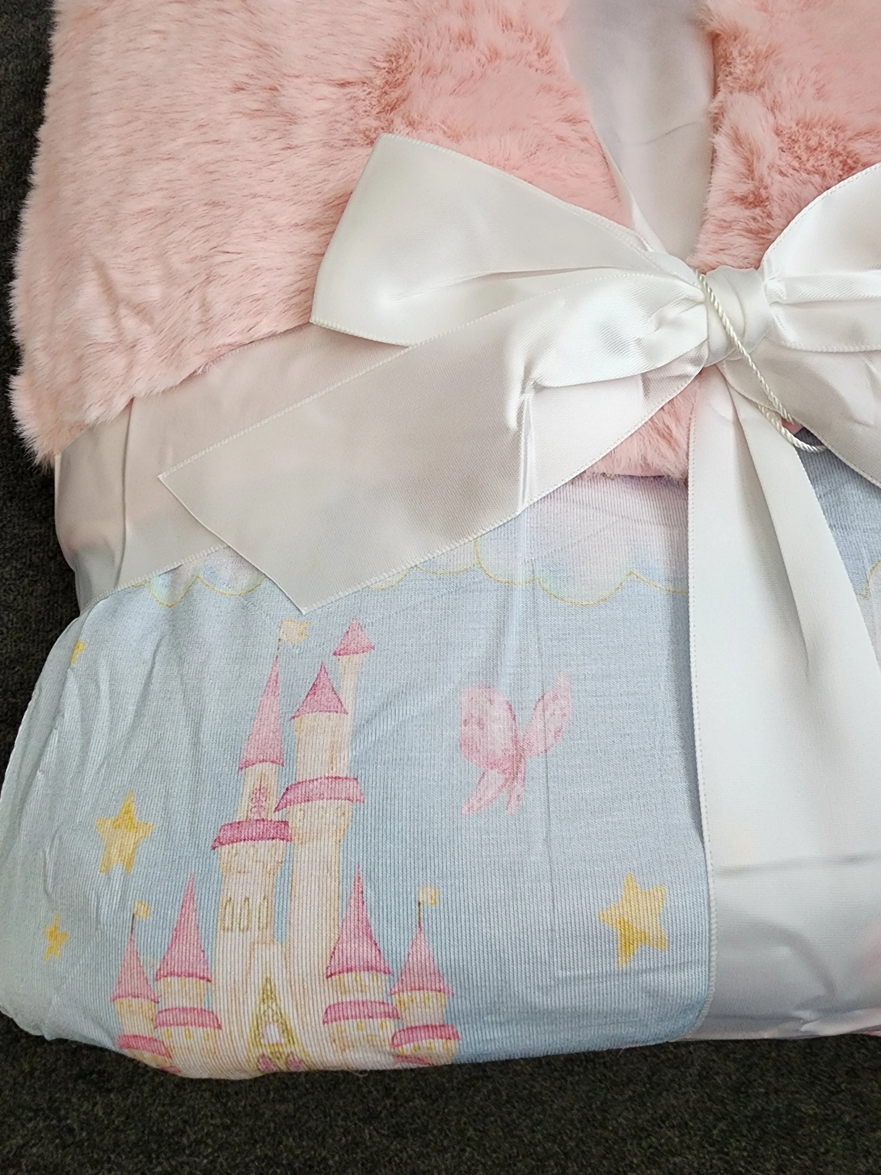 *CP Dream On Princess Minky Baby Blanket