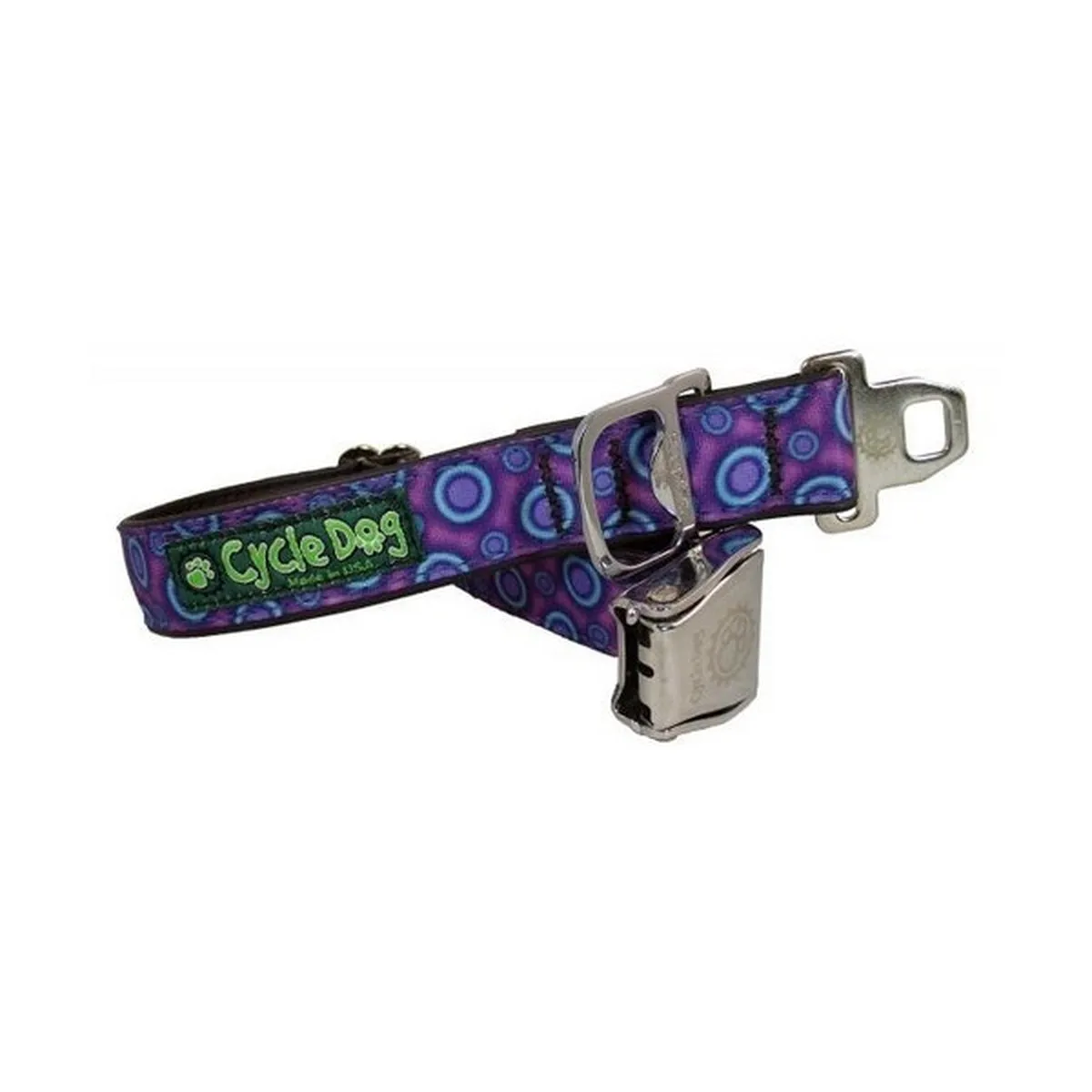 Cycle Dog Purple Blue SpaceDots Dog Collar Medium