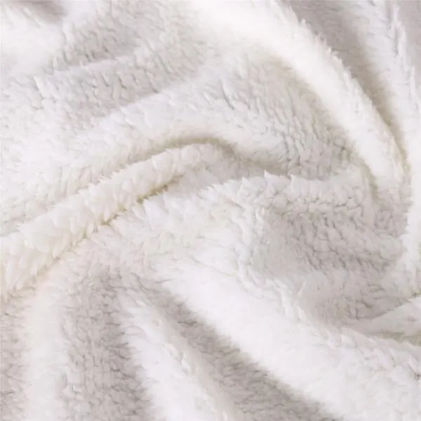 Delicate Leafy Soft Sherpa Blanket