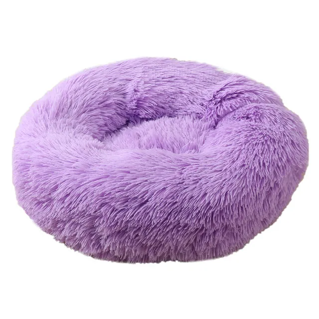 Dog Bed Long Plush Dount Basket