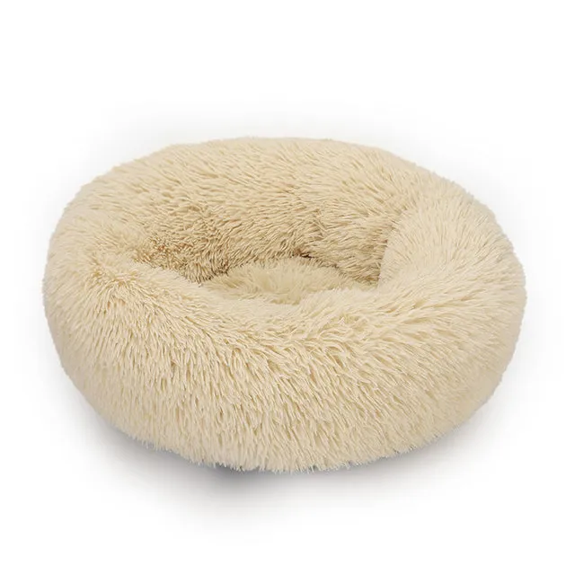 Dog Bed Long Plush Dount Basket