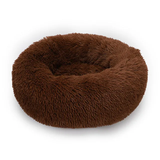 Dog Bed Long Plush Dount Basket