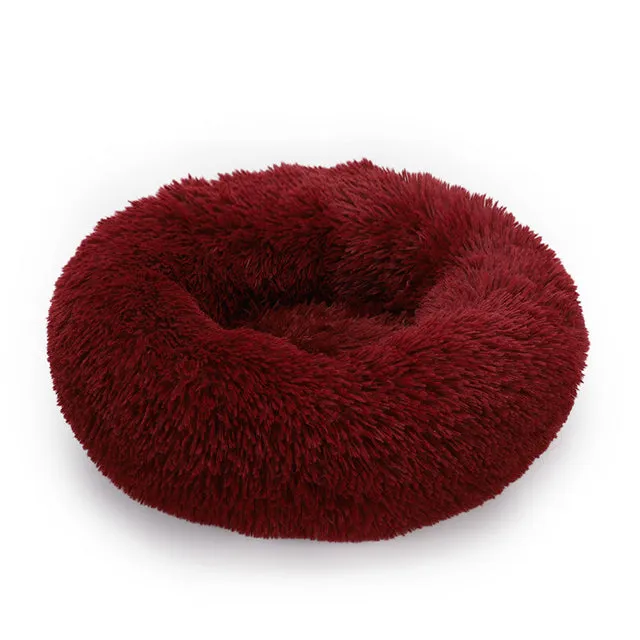 Dog Bed Long Plush Dount Basket