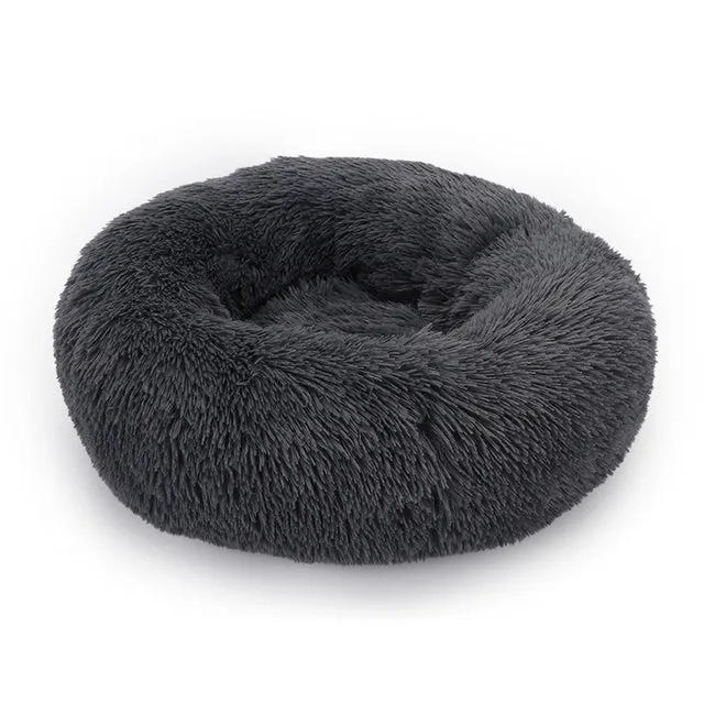 Dog Bed Long Plush Dount Basket