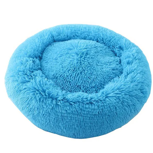 Dog Bed Long Plush Dount Basket