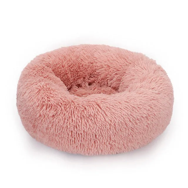 Dog Bed Long Plush Dount Basket