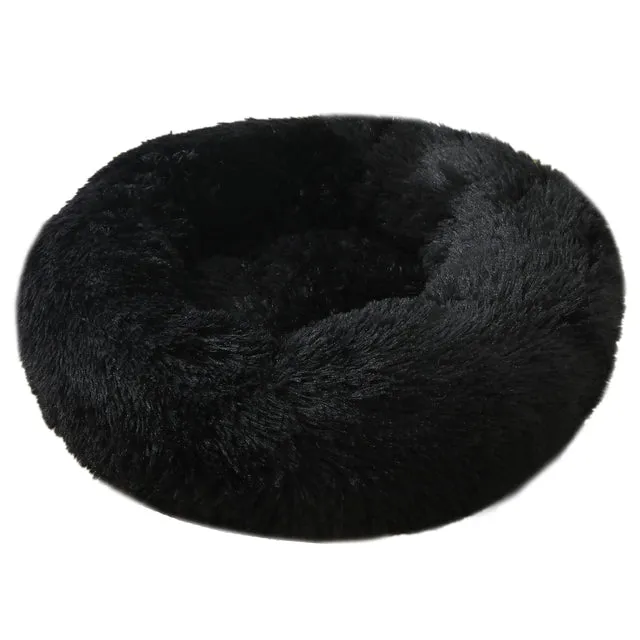 Dog Bed Long Plush Dount Basket