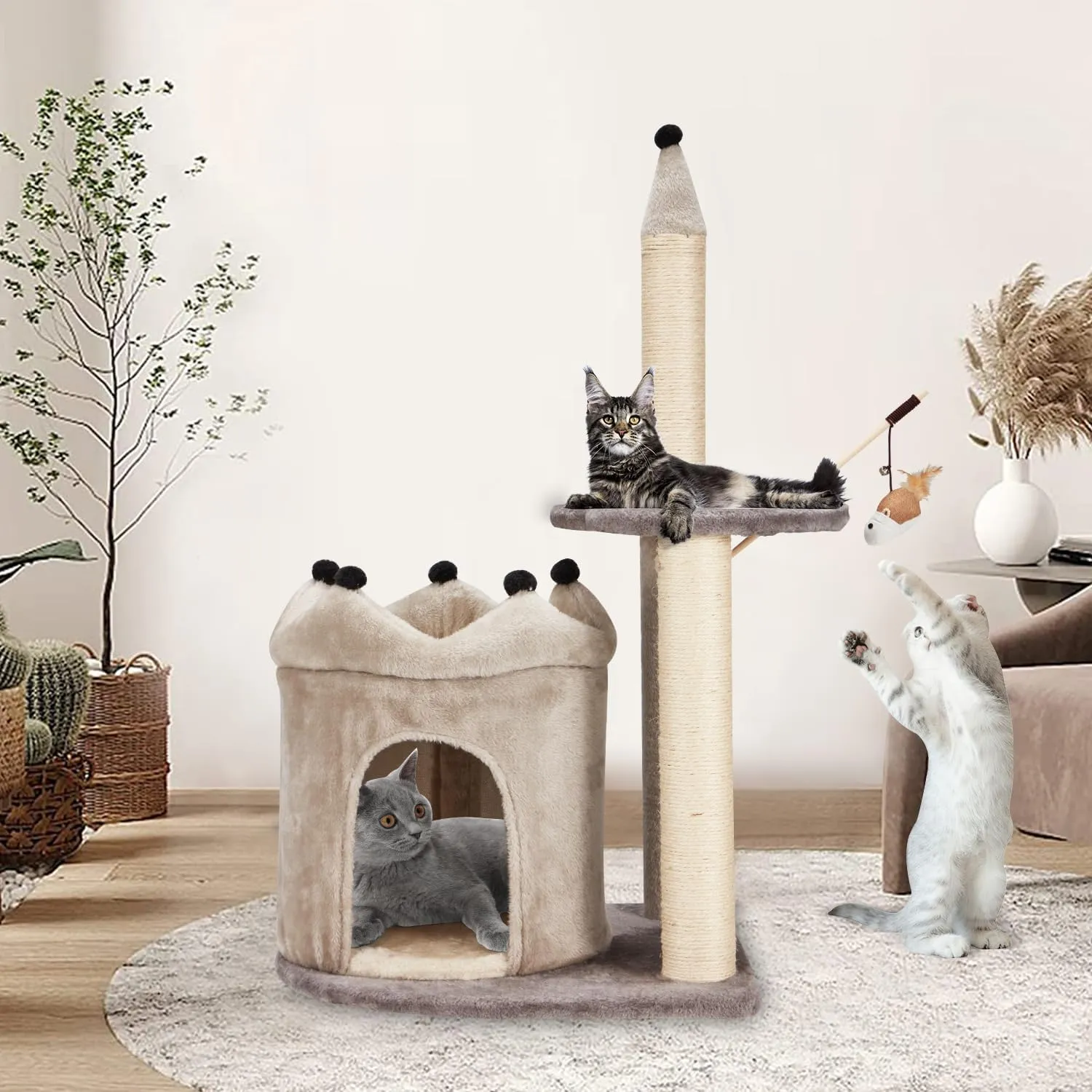 Dolphin Cat Tree for Indoor Cats