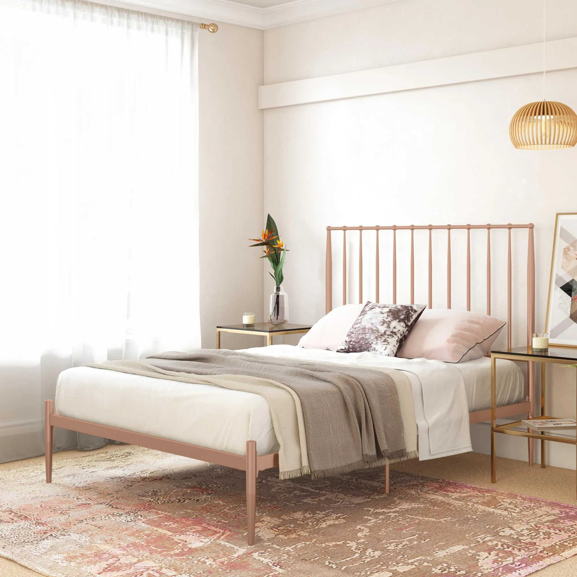 Dorel Home Giulia Metal Bed Frame