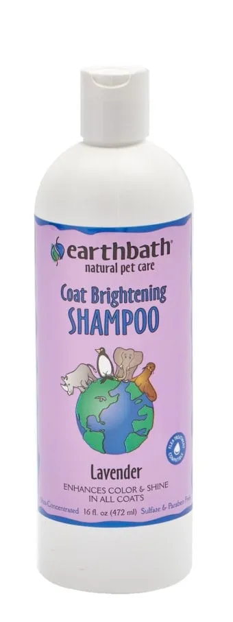 Earthbath Natural Light Coat Brightening Shampoo - Lavender