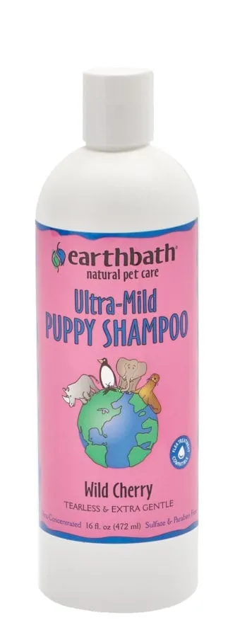 Earthbath Natural Shampoo for Puppies - Ultra-Mild Cherry