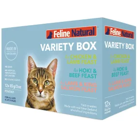 Feline Natural Variety Pack Grain-Free Case Of 12 Wet Cat Food 3oz pouch