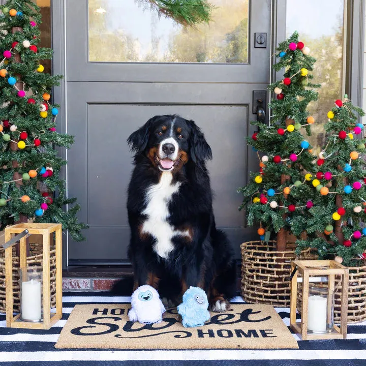 Fringe Dog Toy Holiday Yeti for Us