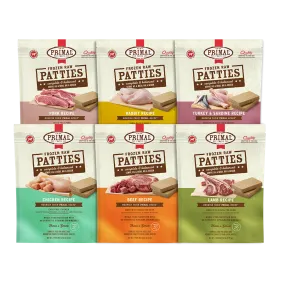 Frozen Raw Patties Dog Food